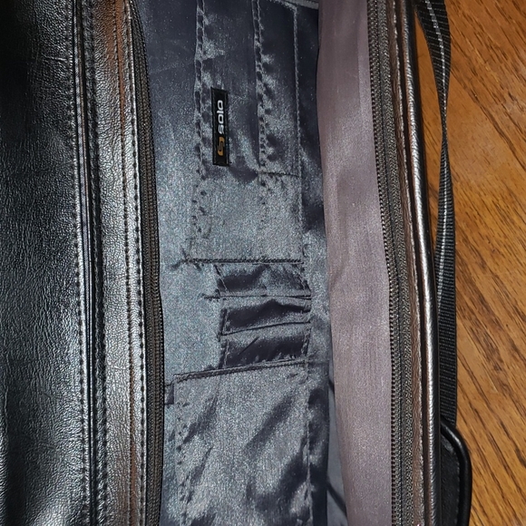 Solo Harrison Mens Black Classic 5 Compartment Briefcase/laptop Bag - Picture 11 of 16